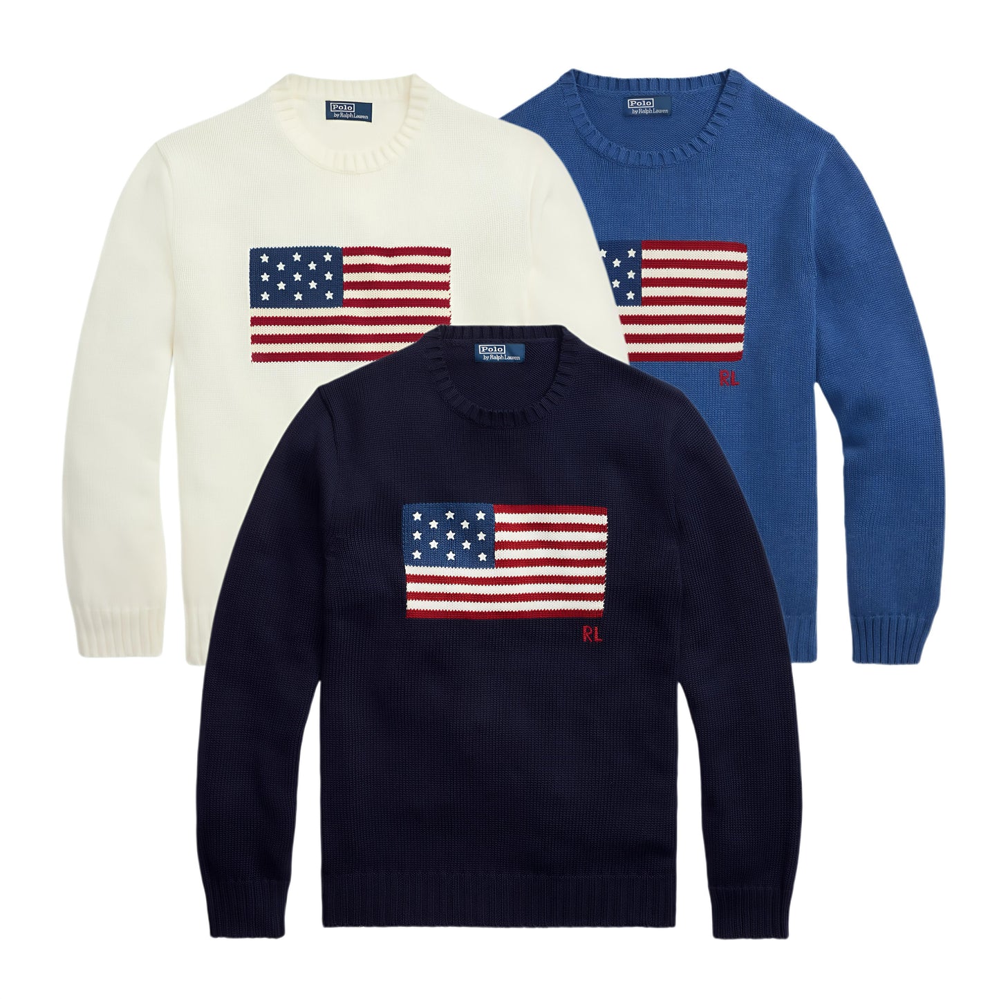 Ralph Lauren Flag Sweaters - The Resell Suite